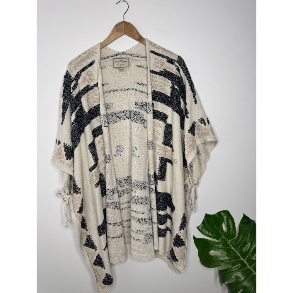 Lucky Brand Aztec Poncho‎ Women's One Size
